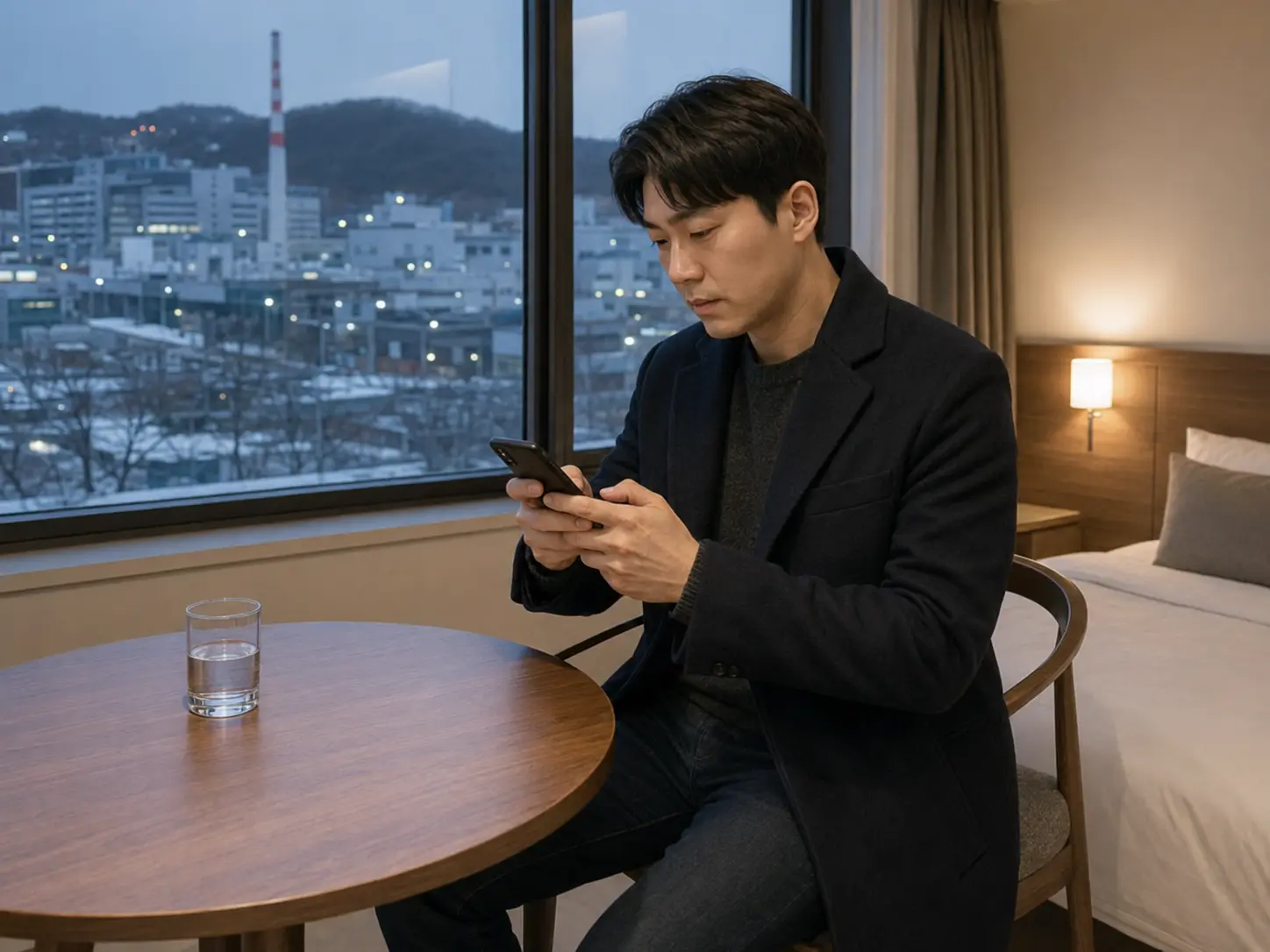 대덕구출장마사지 | K초이스24 - 대전· 대덕구 숙소 테이블에서 휴대전화로 관리 강도와 희망 시간을 입력하는 로컬 에디터 승호