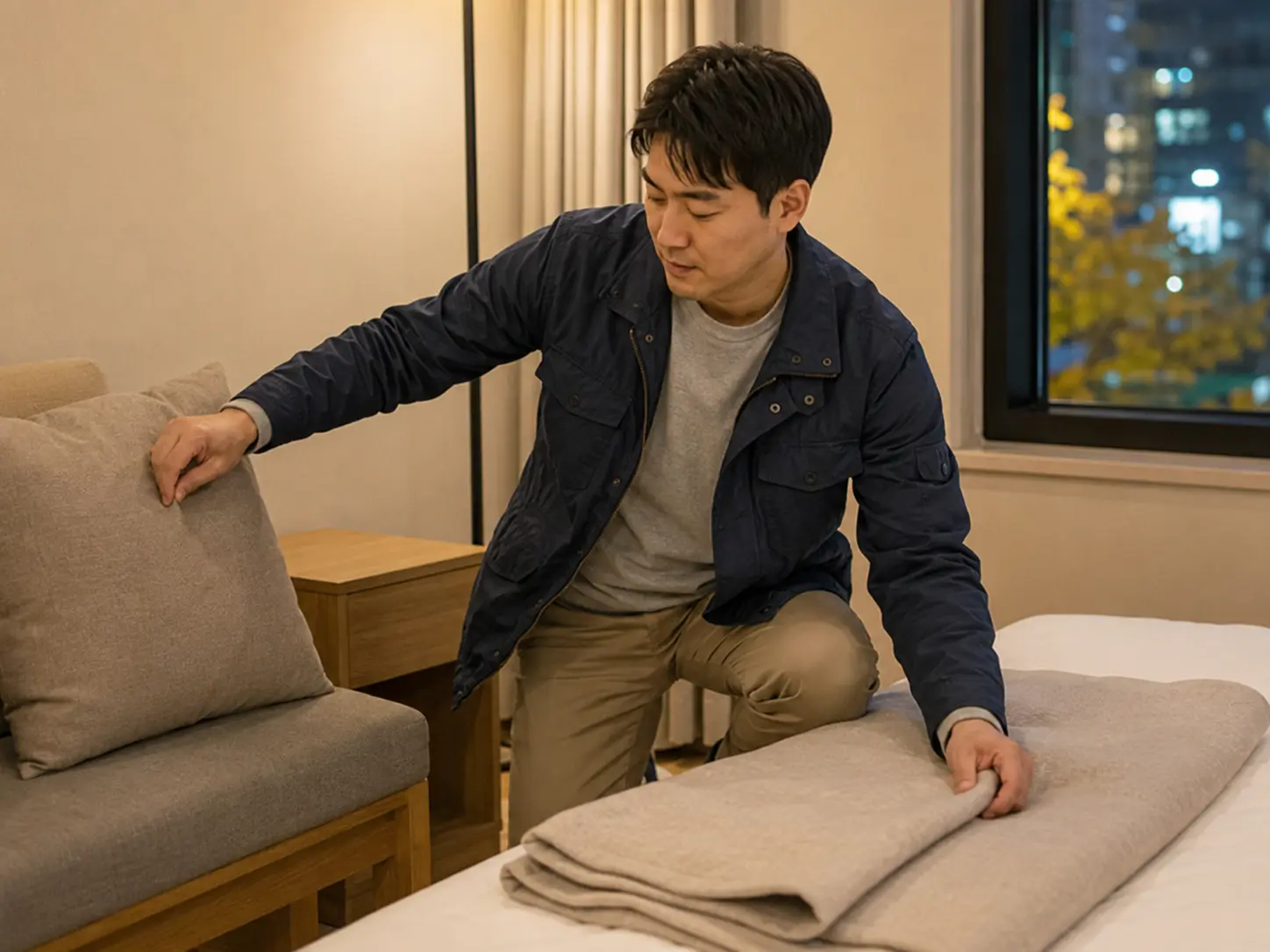 중구출장마사지 | K초이스24 - 대전· 중구 강한 관리 전 침구와 쿠션을 직접 정돈하는 로컬 에디터 재민